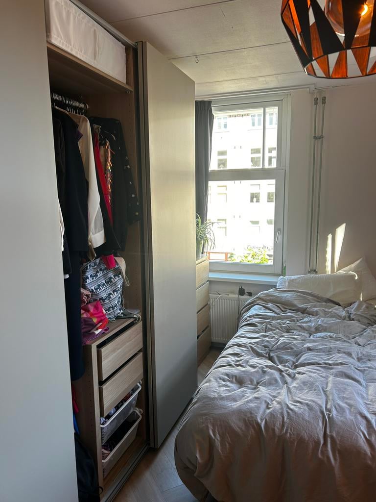 Ikea pax kast 1.5m (2x 75cm) beige schuifdeuren [moet weg], Huis en Inrichting, Kasten | Kledingkasten, Ophalen, Zo goed als nieuw