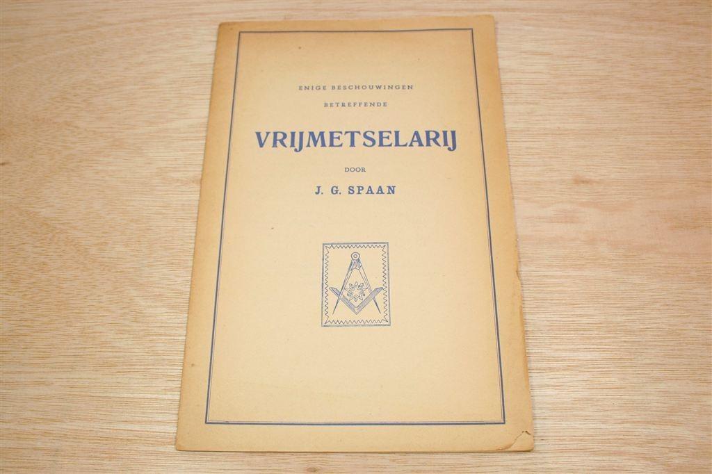 Eenige Beschouwingen Vrijmetselarij — 6e Druk, Ophalen of Verzenden, Gelezen, Overige onderwerpen, Achtergrond en Informatie