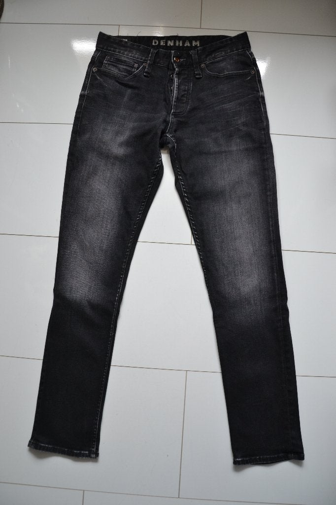 Denham jeans, Razor slim fit, maat 29/32., Zwart, W32 (confectie 46) of kleiner, Ophalen of Verzenden, Zo goed als nieuw