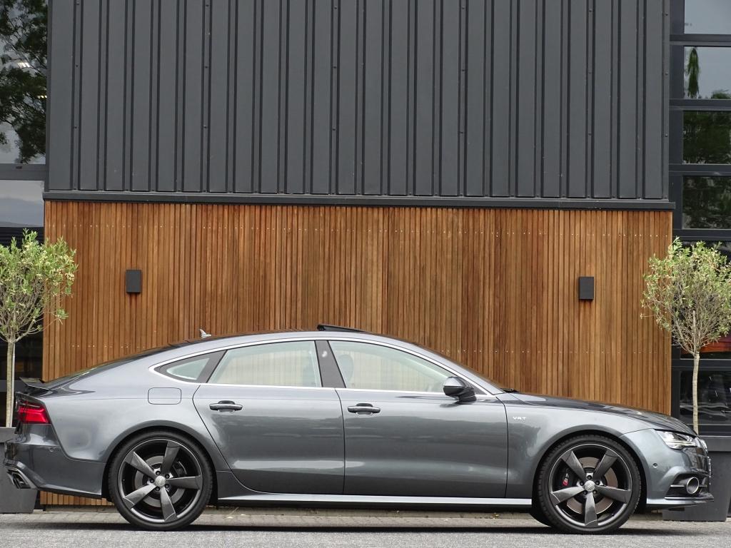 Audi A7 Sportback 4.0 TFSI S7 V8T 451PK Quattro Proline + /, Auto's, Gebruikt, 120 €/maand, Bedrijf, Adaptive Cruise Control