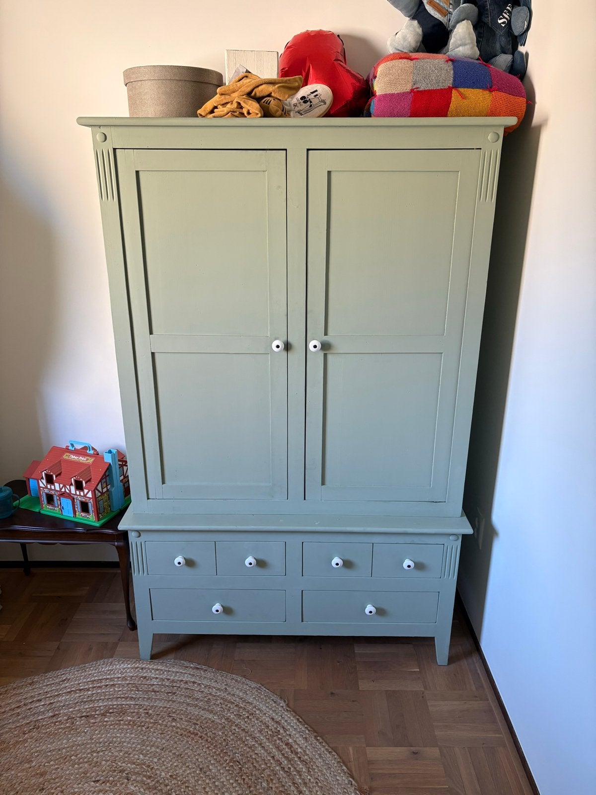 Complete Babykamer: Commode, Kast, Ledikant + Matras, Ophalen, Gebruikt, Jongetje of Meisje