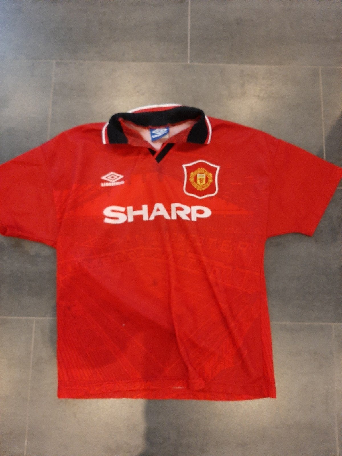 Manchester United Shirt 1994-1996 Umbro Maat M, Ophalen of Verzenden, Zo goed als nieuw, Buitenlandse clubs, Shirt