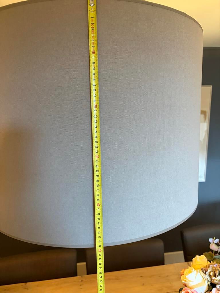 Mooie stoffen lampenkappen - Set van 2, Huis en Inrichting, Lampen | Lampenkappen, Ophalen, Gebruikt, Rond, 50 cm of meer