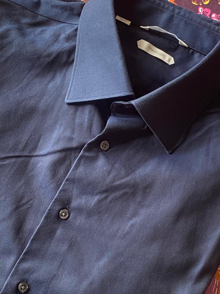 Suitsupply overhemd blouse maat 44, Kleding | Heren, Overhemden, Blauw, ., Ophalen of Verzenden, Zo goed als nieuw