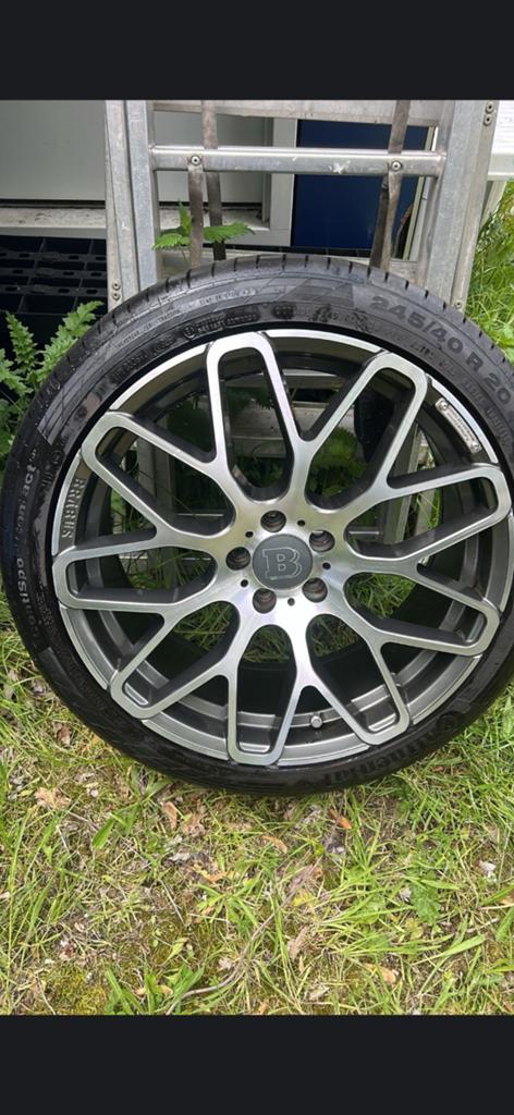 Brabus Monoblock F Platinum Edition 20 inch breedset, Gebruikt, 275 mm, Banden en Velgen, Ophalen of Verzenden