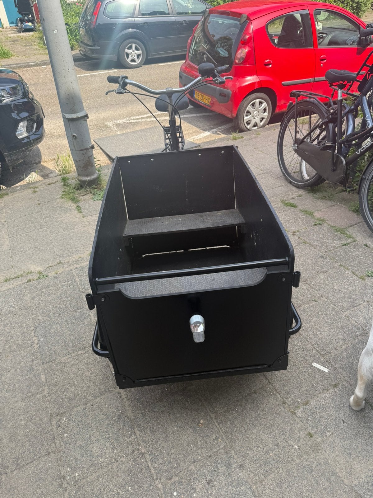 Bakfiets - Ideaal voor kinderen of goederen, Gebruikt, 2 kinderen, Trommelrem, Ophalen