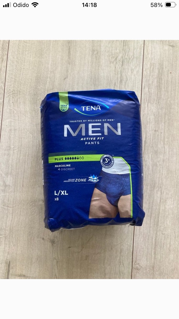 Tena for men broekjes, Ophalen of Verzenden, Nieuw