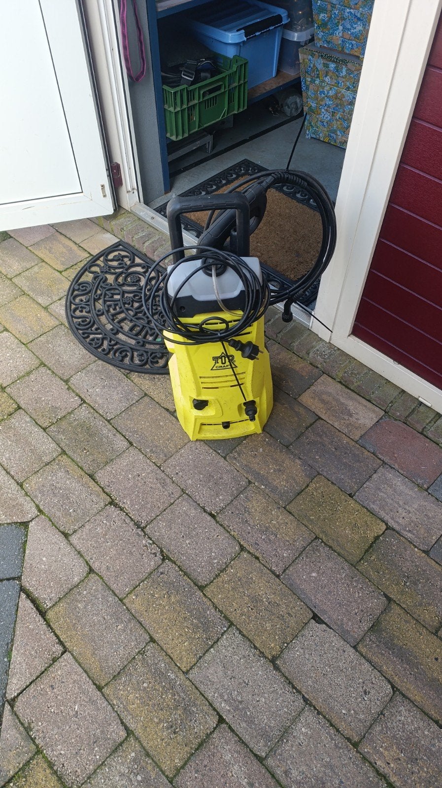 TOPCRAFT Hogedrukreiniger - Compact en Krachtig, Ophalen, Gebruikt, Elektrisch, TUP