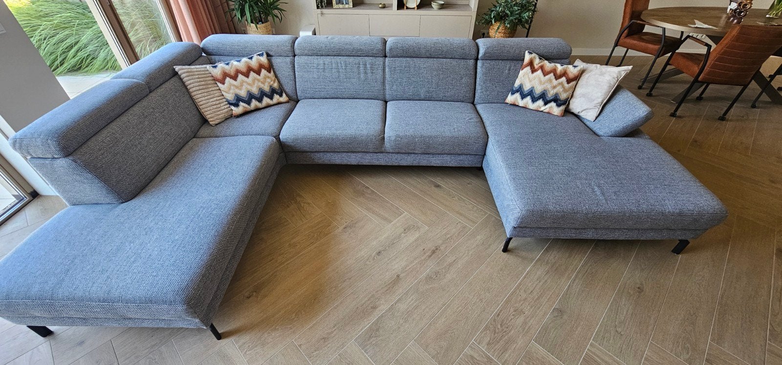 montel loungebank met 2 eilanden, Ophalen, Zo goed als nieuw, Stof