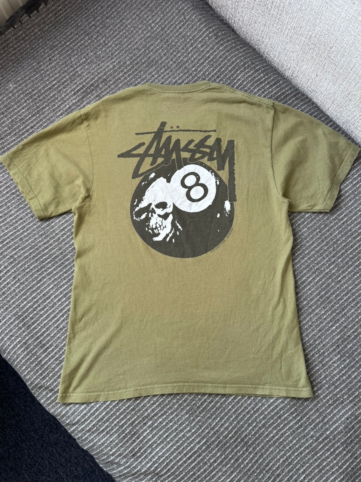 Stussy Logo T-Shirt Streetwear, Ophalen of Verzenden, Zo goed als nieuw, Maat 48/50 (M), Groen
