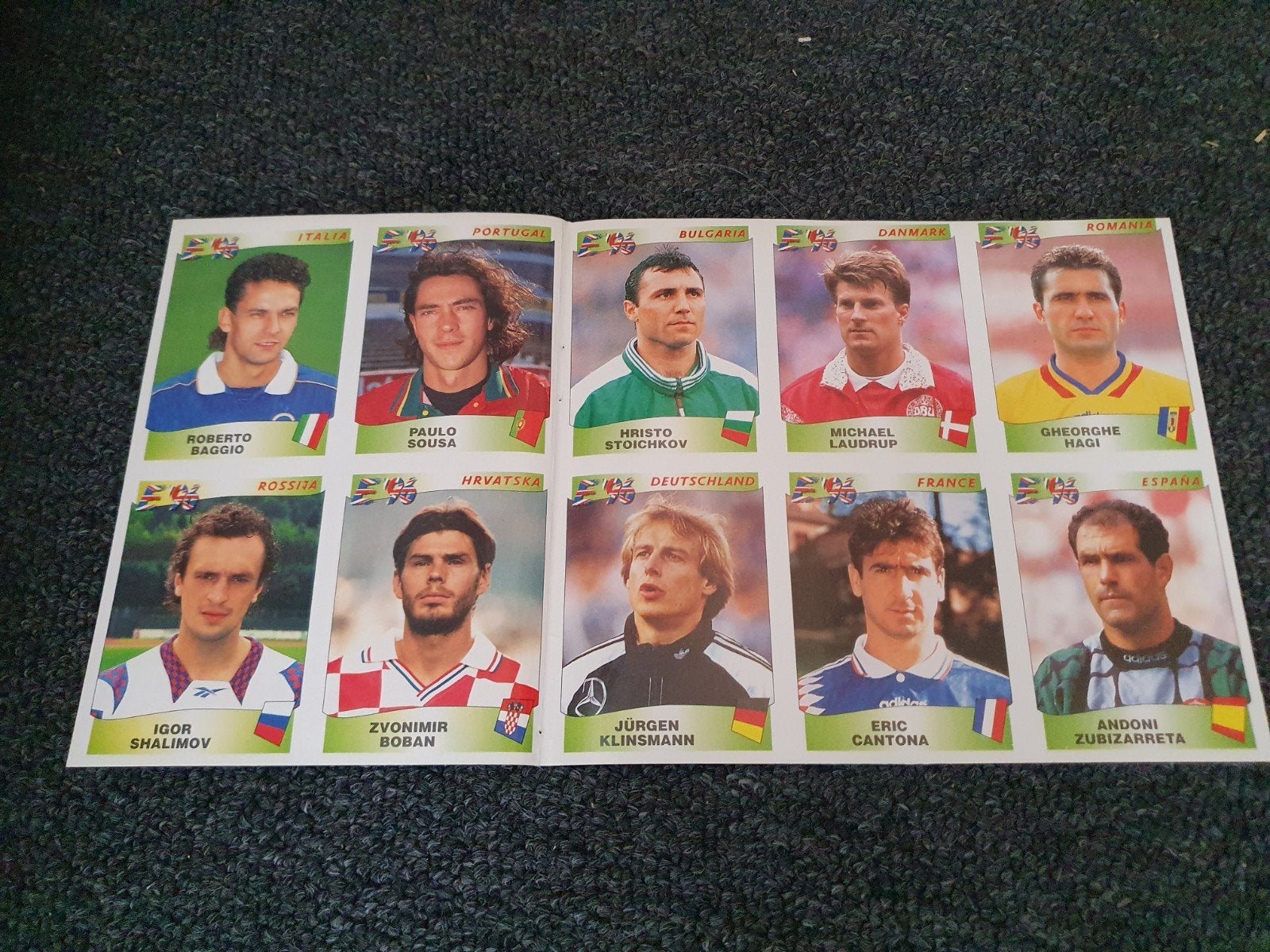 Panini stickervel Euro 96, Ophalen of Verzenden, Nieuw, Meerdere stickers