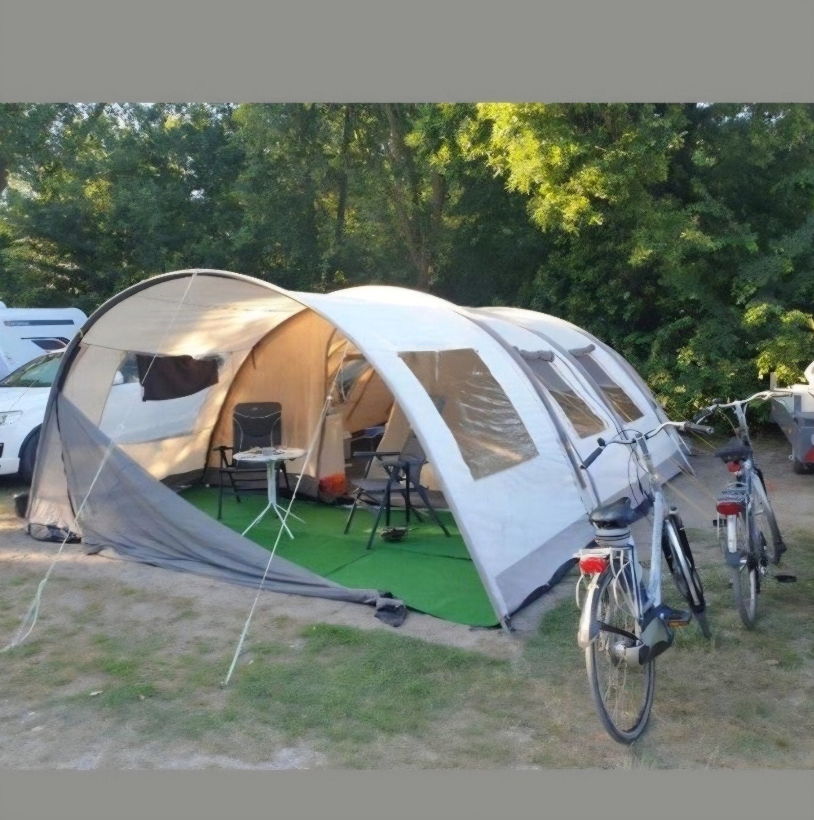 Base Camp Ambato VI Deluxe FS tunneltent teab, Caravans en Kamperen, Tenten, Ophalen, Gebruikt, Tot en met 6