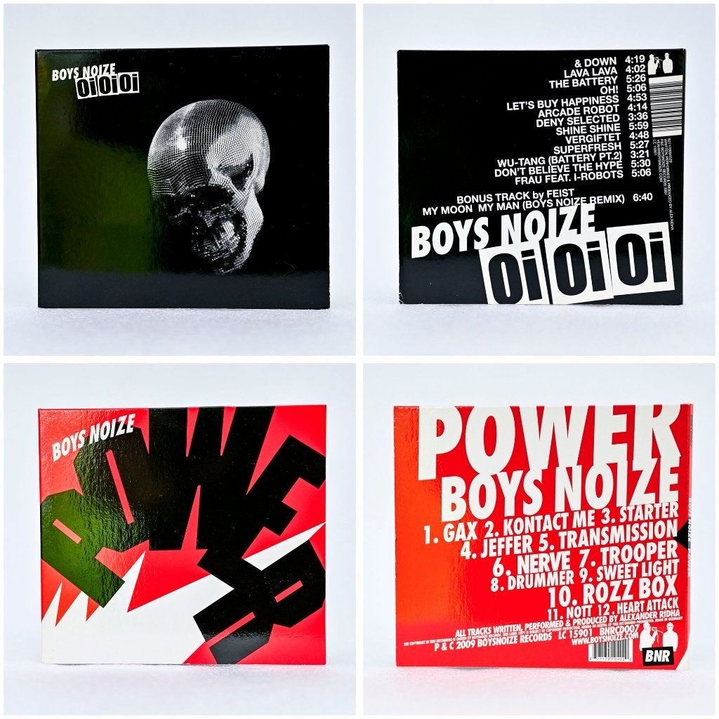 2 Cd's Boys Noize - digipak, Overige typen, Ophalen of Verzenden, Zo goed als nieuw, Inclusief boekje