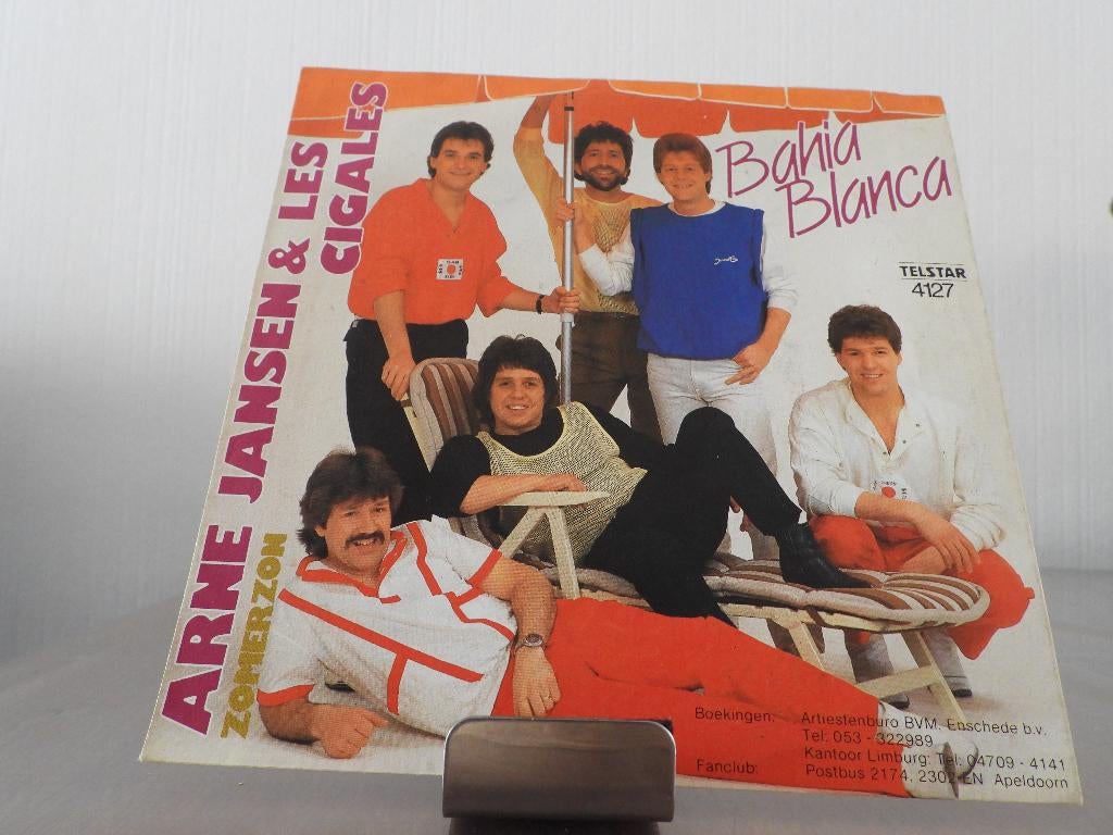 Arne Jansen & Les Cigales – Bahia Blanca - Zomer zon 1984, Ophalen of Verzenden, Gebruikt, Pop, Single