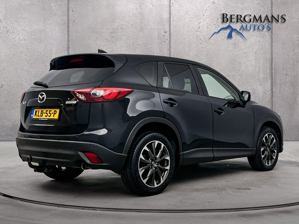 Mazda CX-5 // 2.0 SkyActiv-G 165 GT-M Line 2WD // 1E EIGENAA, 1998 cc, 4 cilinders, 1290 kg, Zwart