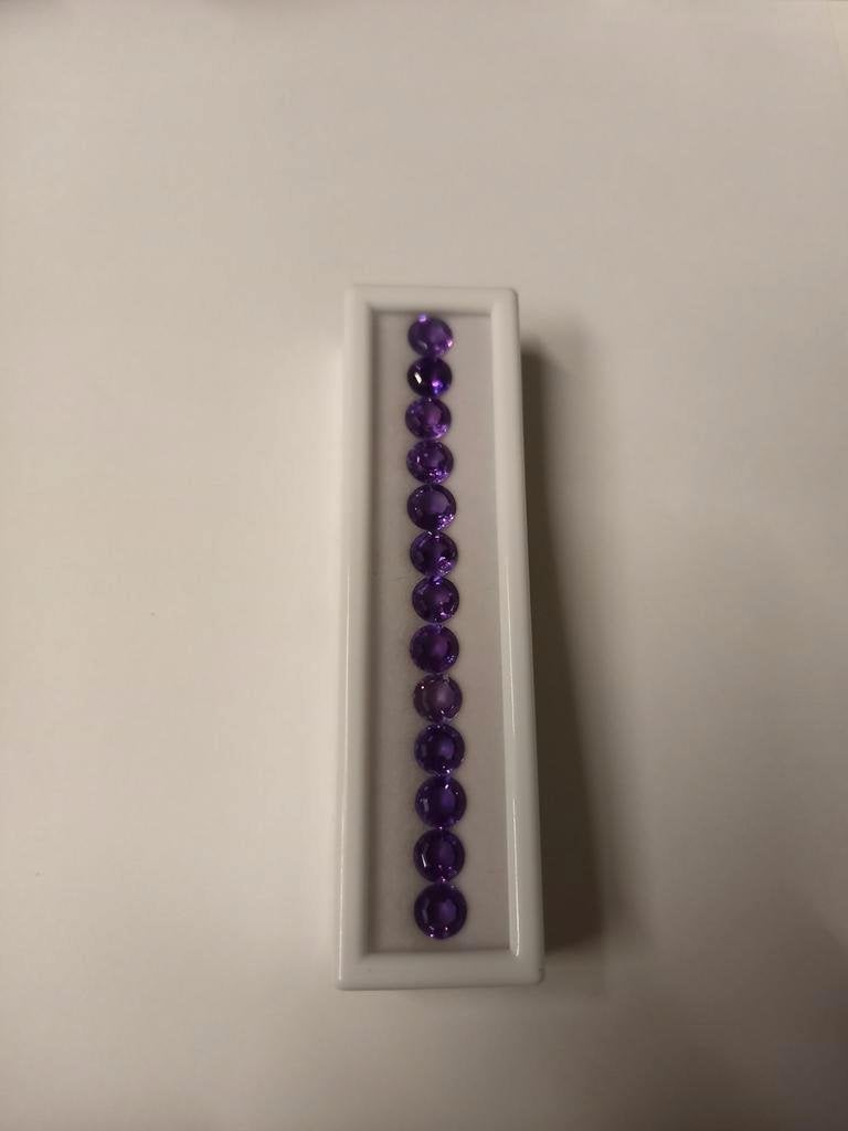 Set met hoge kwaliteit amethist, Sieraden, Tassen en Uiterlijk, Edelstenen, Ophalen of Verzenden, Zo goed als nieuw