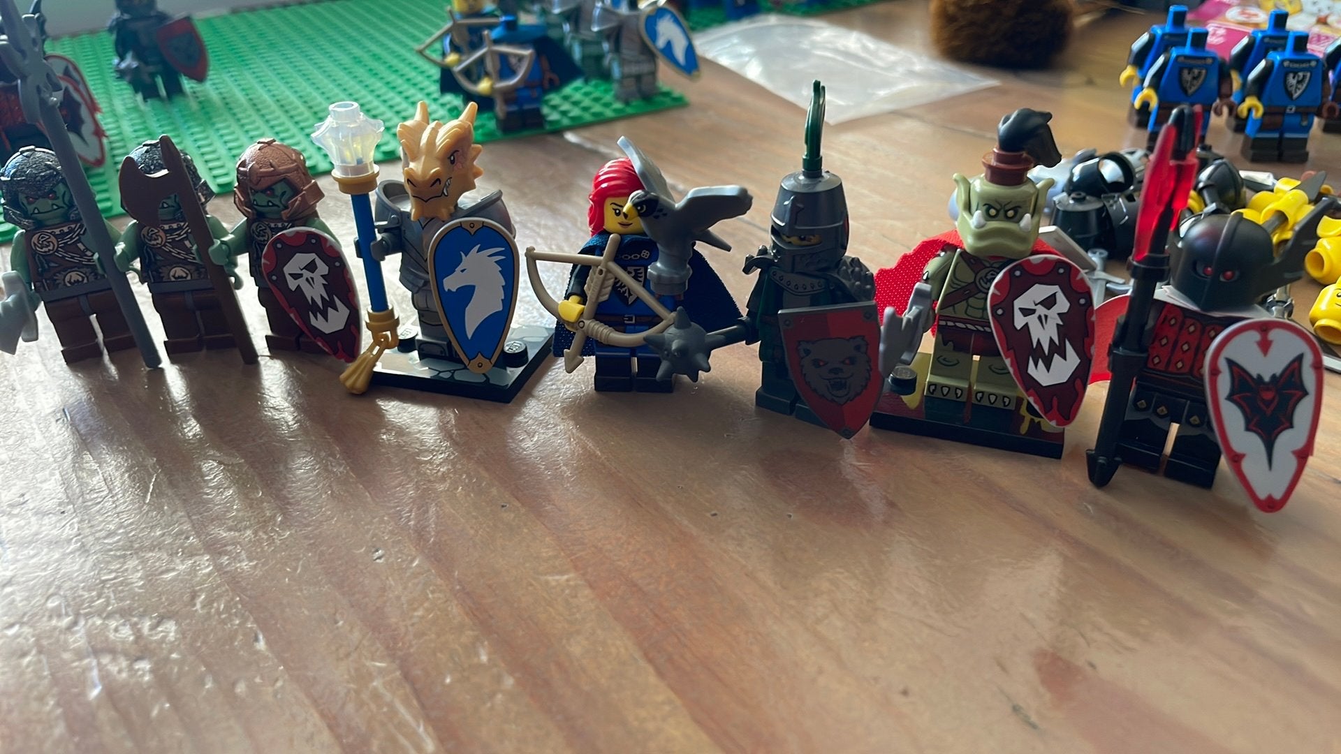 Lego Cmf figuren, Orc, Paladin, Bearknight, Vampire Knight, Ophalen of Verzenden, Zo goed als nieuw, Lego, Castle