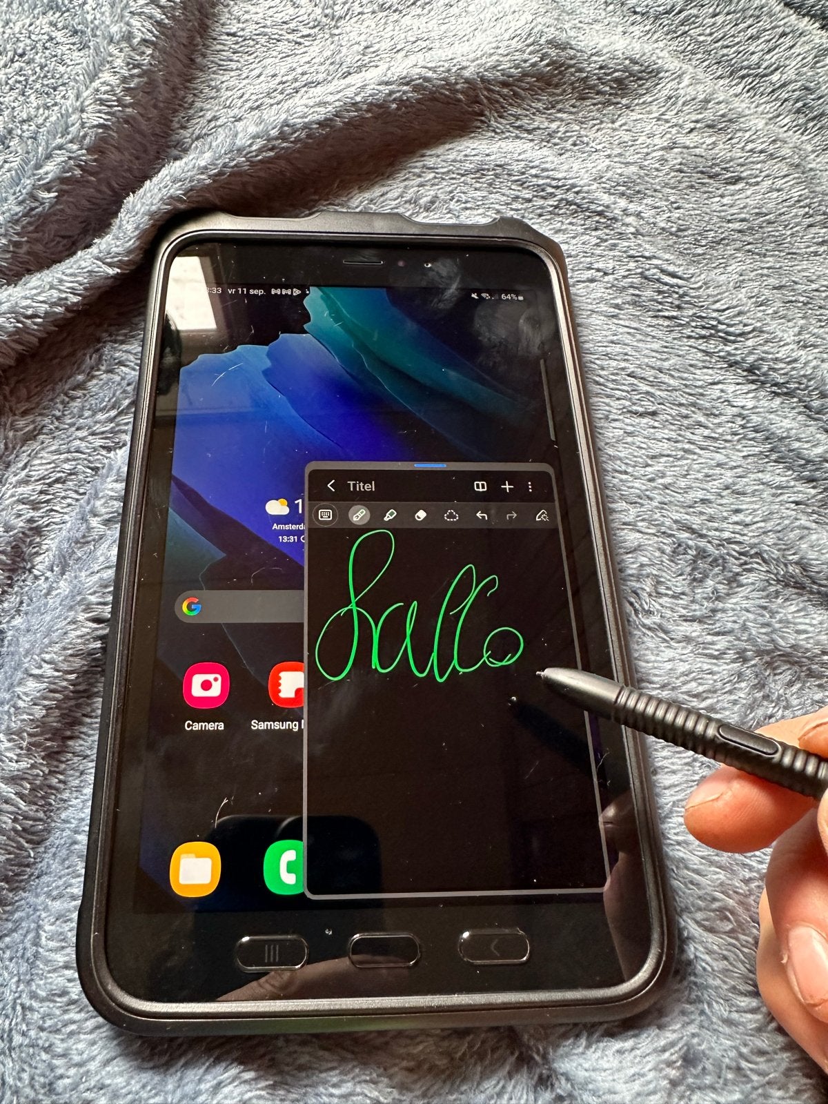 Samsung Galaxy Tab Active3 64GB met S Pen en AI functies, Computers en Software, Ophalen of Verzenden, 64 GB