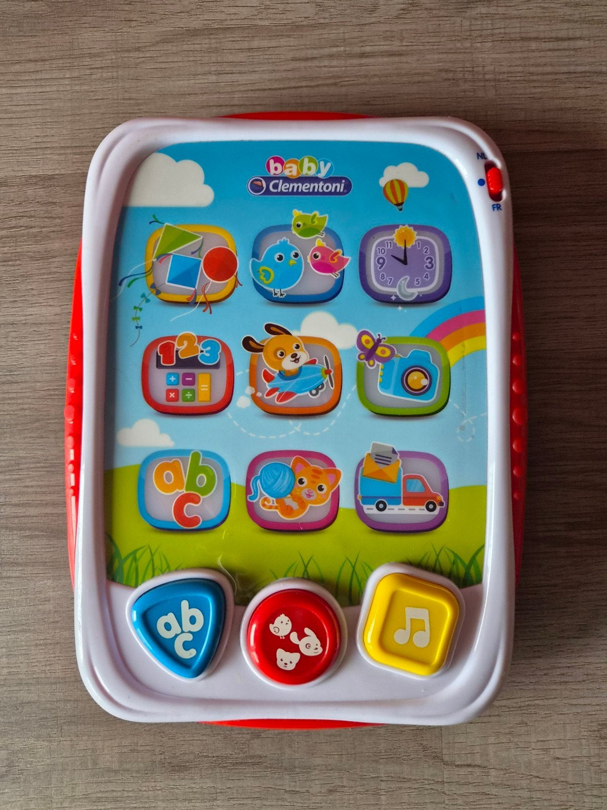 Clementoni Baby Tablet met Licht en Geluid, Ophalen of Verzenden, Zo goed als nieuw, Overige typen, Met licht