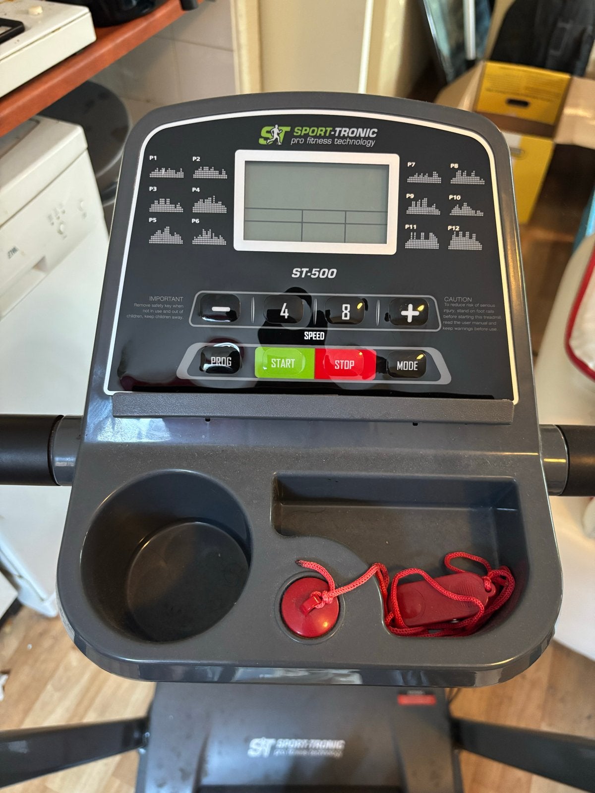 Sport-Tronic ST-500 Loopband - inklapbaar - gebruikt, Ophalen, Zo goed als nieuw, Metaal, Loopband