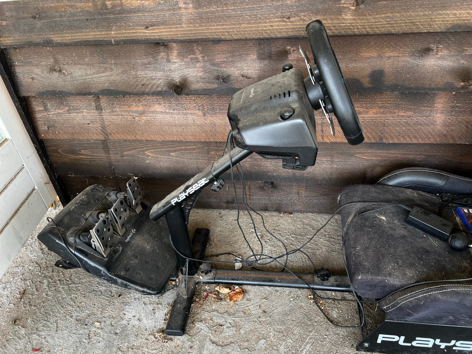 Playseat met Logitech G29 racestuur en pedalen, Ophalen, Overige merken, Gebruikt