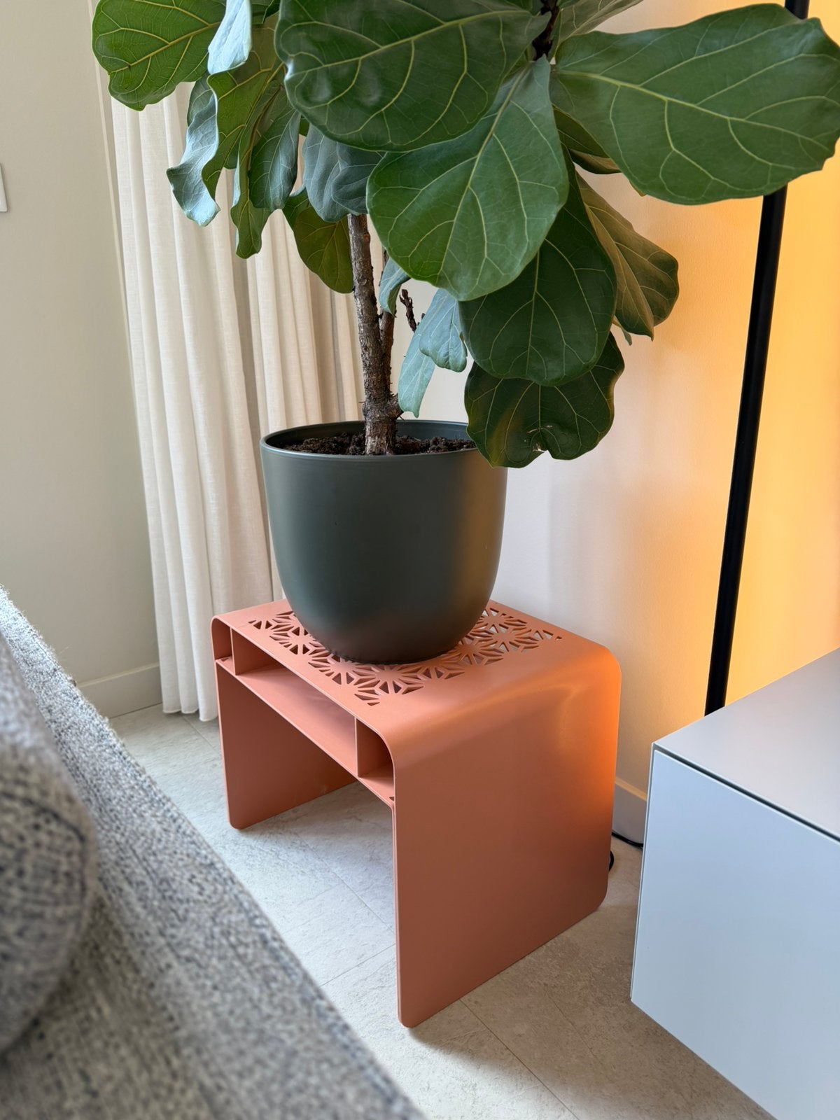 Design on Stock Koyo bijzettafel, Ophalen, Minder dan 45 cm, Minder dan 55 cm, Metaal of Aluminium