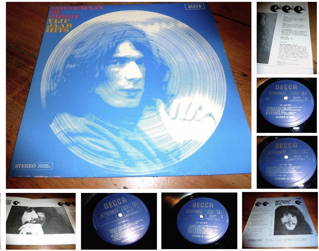 LP Boudewijn de Groot 5 JAAR HITS 2LP - 1971 - mooie staat, Cd's en Dvd's, Ophalen of Verzenden, Gebruikt, 12 inch, Levenslied of Smartlap