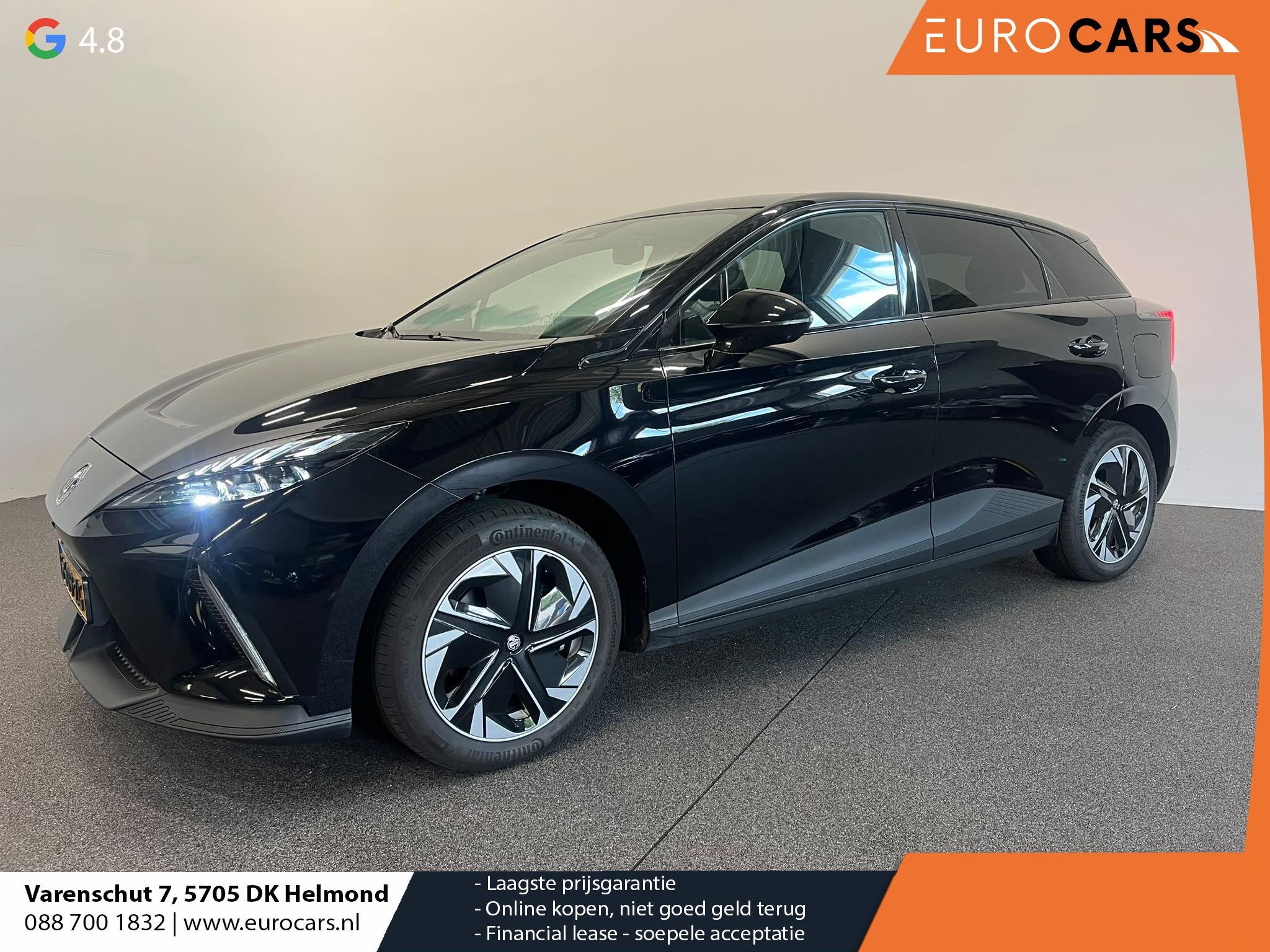 MG MG4 Electric Luxury 64 kWh SOH 95,5% Navigatie Apple Carp, Auto's, Gebruikt, Origineel Nederlands, 500 kg, Te koop