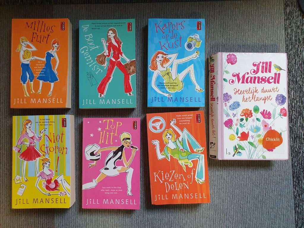 Jill Mansell Boekenpakket - 7 Romans, Ophalen of Verzenden, Gelezen, Jill Mansell