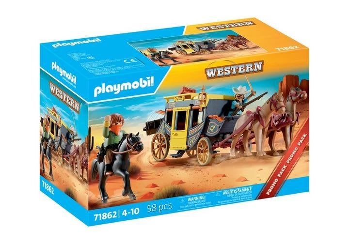 71862 postkoets in het Wilde Westen, Ophalen of Verzenden, Nieuw, Complete set
