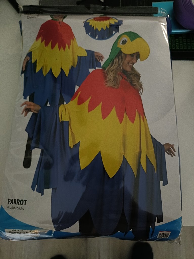Papegaaien kostuum one size, Ophalen of Verzenden, Nieuw, Kostuum, Carnaval