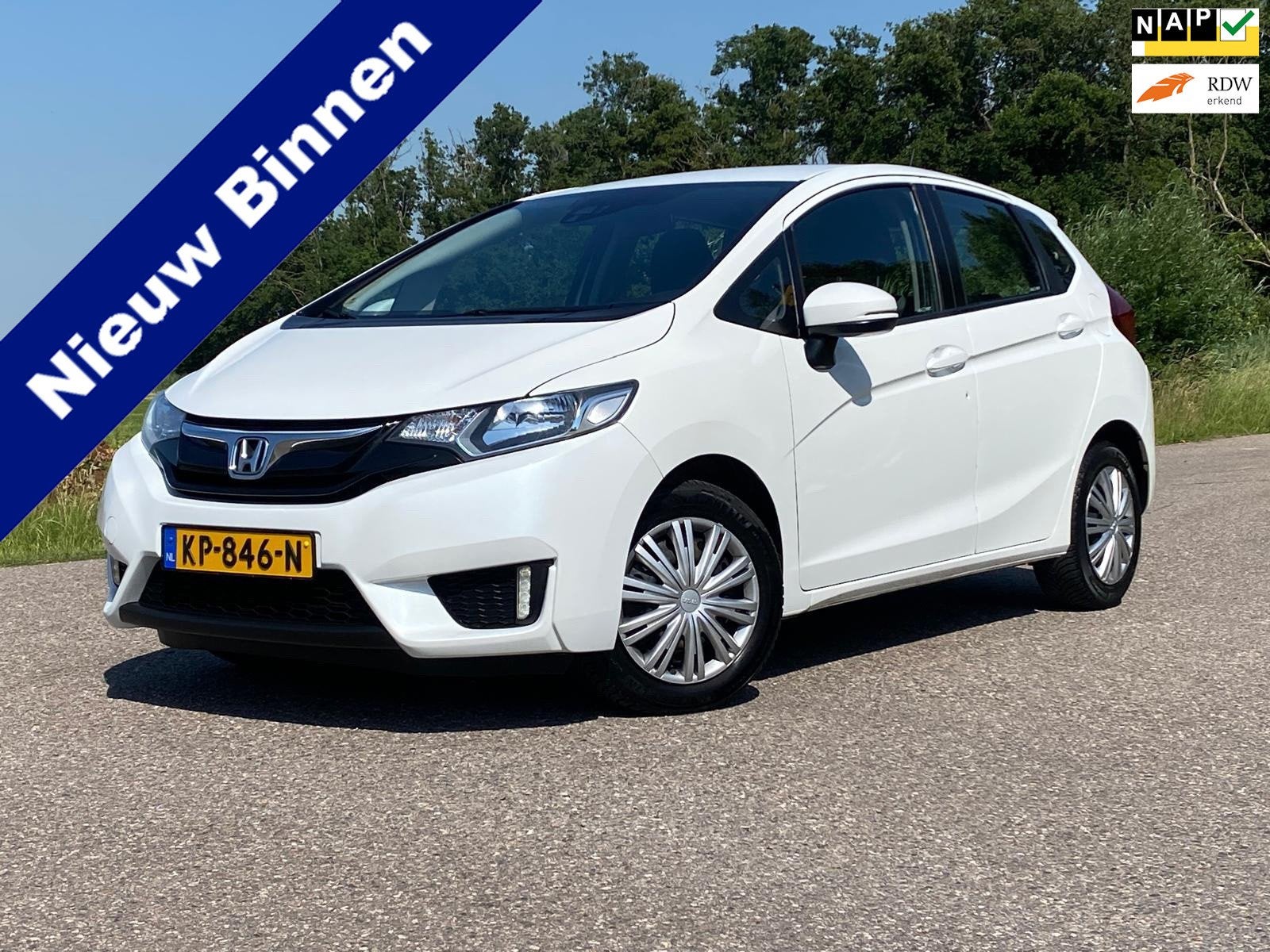 Honda Jazz 1.3 i-VTEC Trend 1e Eigenaar Airco Dealer onderho, Auto's, Voorwielaandrijving, Gebruikt, 4 cilinders, Bedrijf