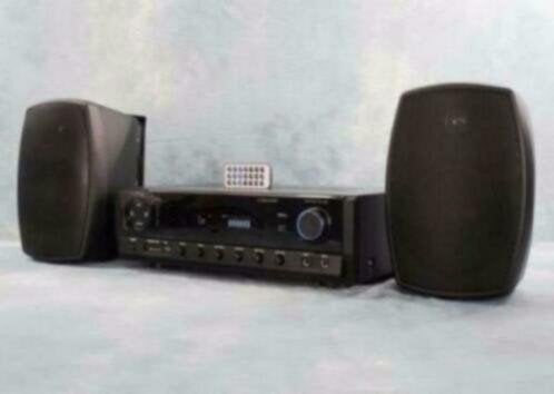 Tuner met USB SD Bluetooth en Buiten Speakers 053B-SET, Overige merken, ., Nieuw, Ophalen of Verzenden
