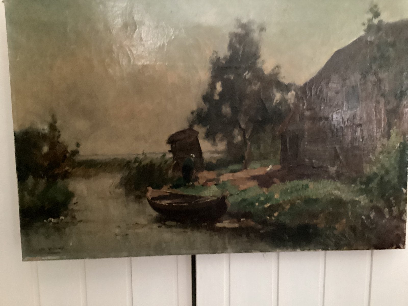 Schilderij van Jan Knikker,gesigneerd, Ophalen