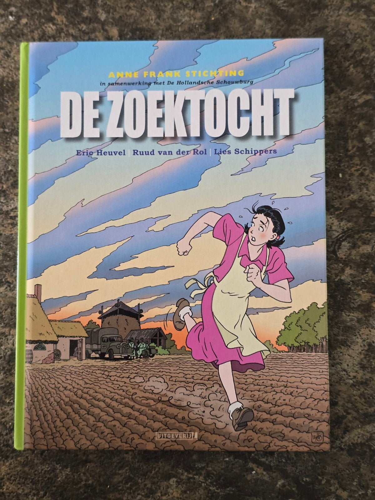 De Zoektocht - Anne Frank Stichting stripboek, Boeken, Eén stripboek, Ophalen of Verzenden, Zo goed als nieuw