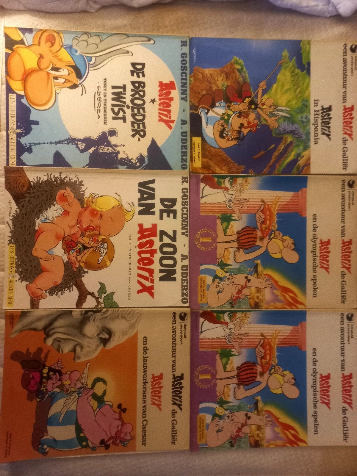 Asterix en Obelix stripboeken collectie (12 stuks), Meerdere stripboeken, Ophalen of Verzenden, Gelezen, René Goscinny, Albert Uderzo