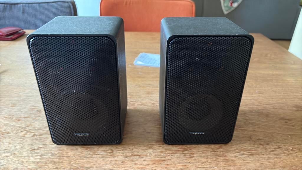 Realistic minimus 7 speakers, Overige merken, Gebruikt, Ophalen of Verzenden, Minder dan 60 watt