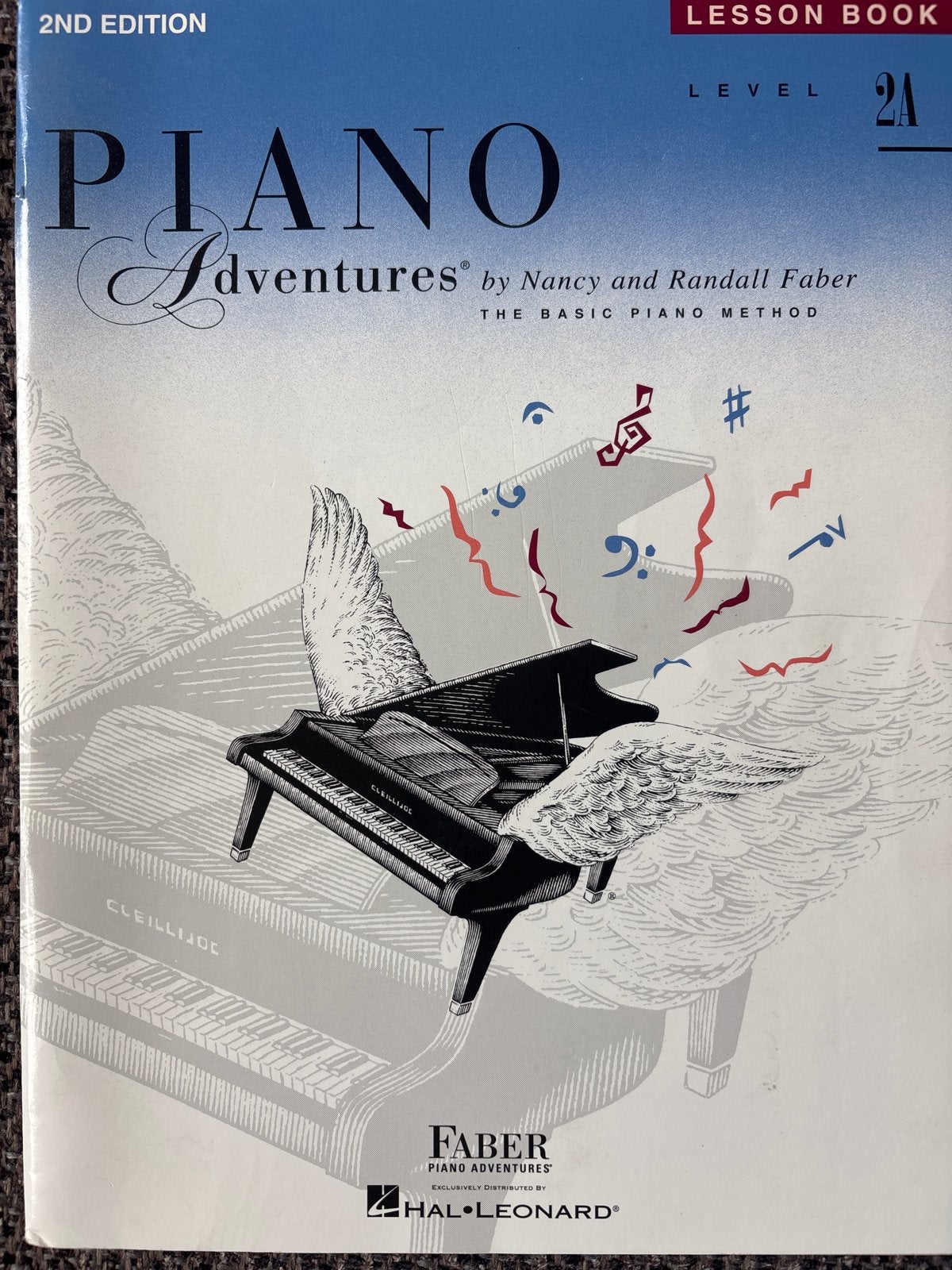 Piano Adventures Lesboek Level 2A - Faber, Ophalen of Verzenden, Zo goed als nieuw, Instrument