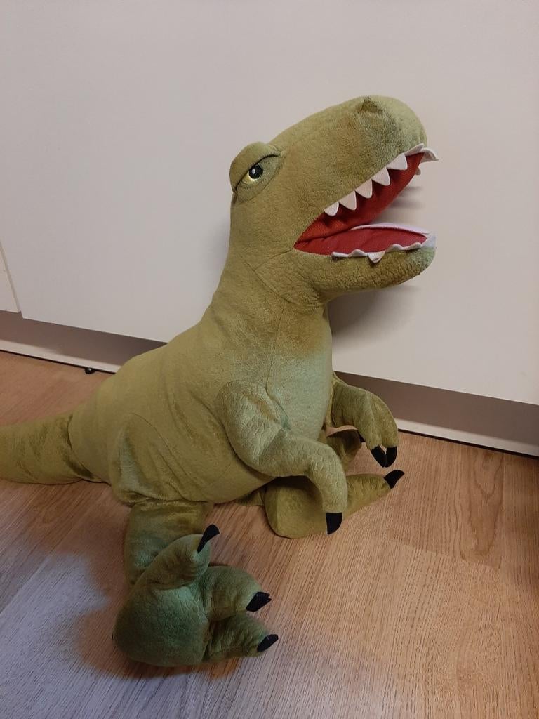 IKEA dino knuffel 55 cm dinosaurus, Ophalen of Verzenden