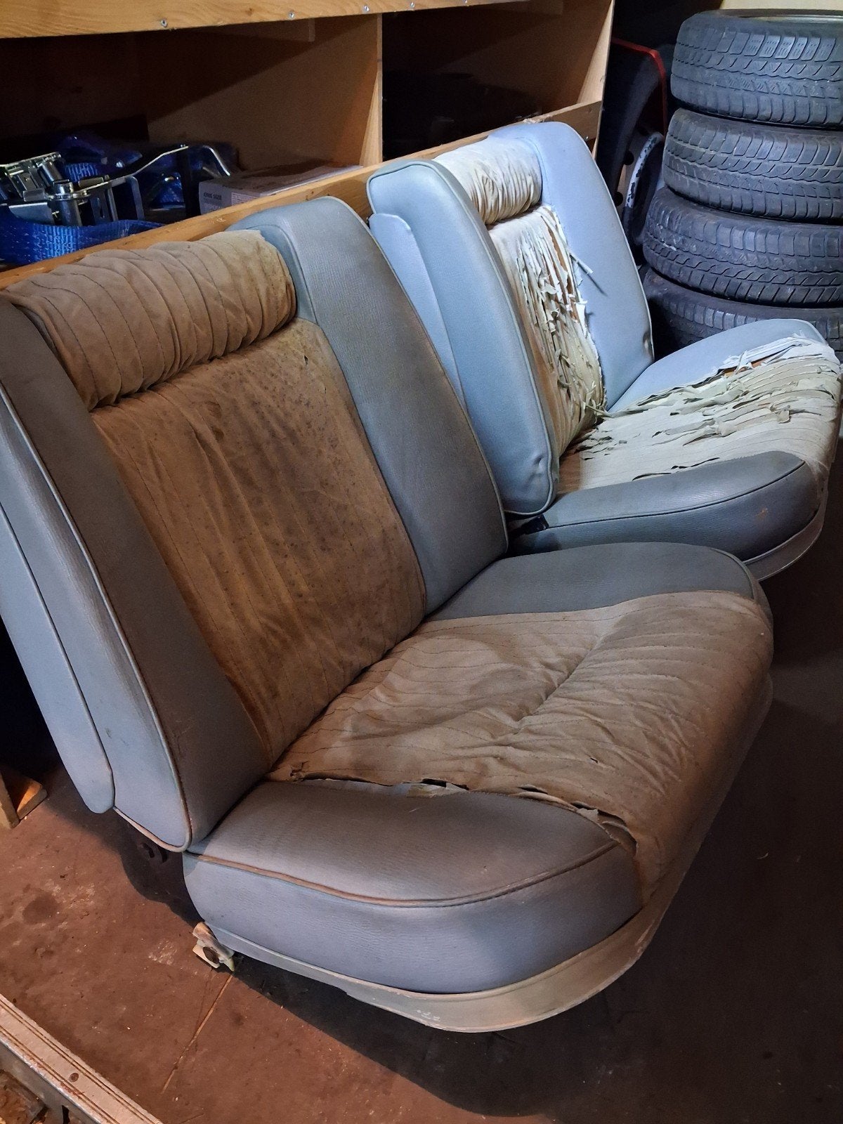 2 voorstoelen Peugeot 504, Ophalen, Gebruikt, Peugeot