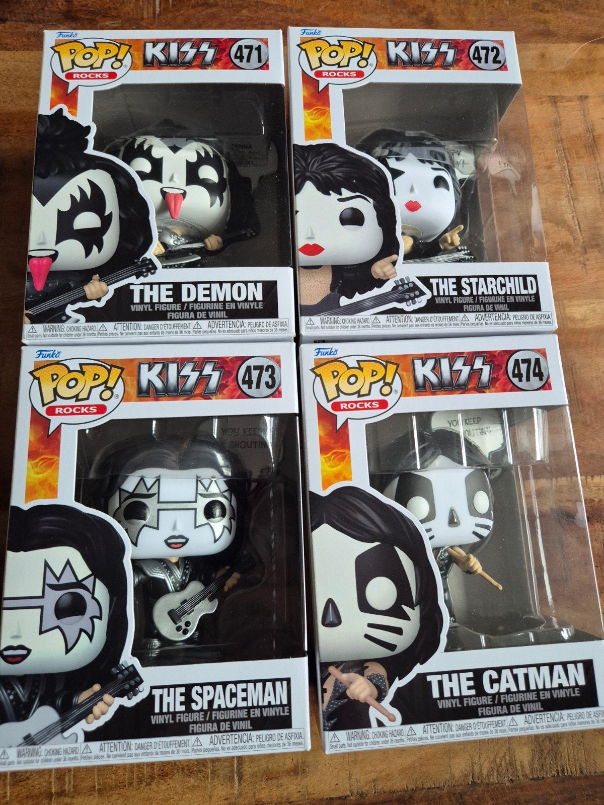 Kiss band Funko Pop figures, Ophalen of Verzenden, Zo goed als nieuw