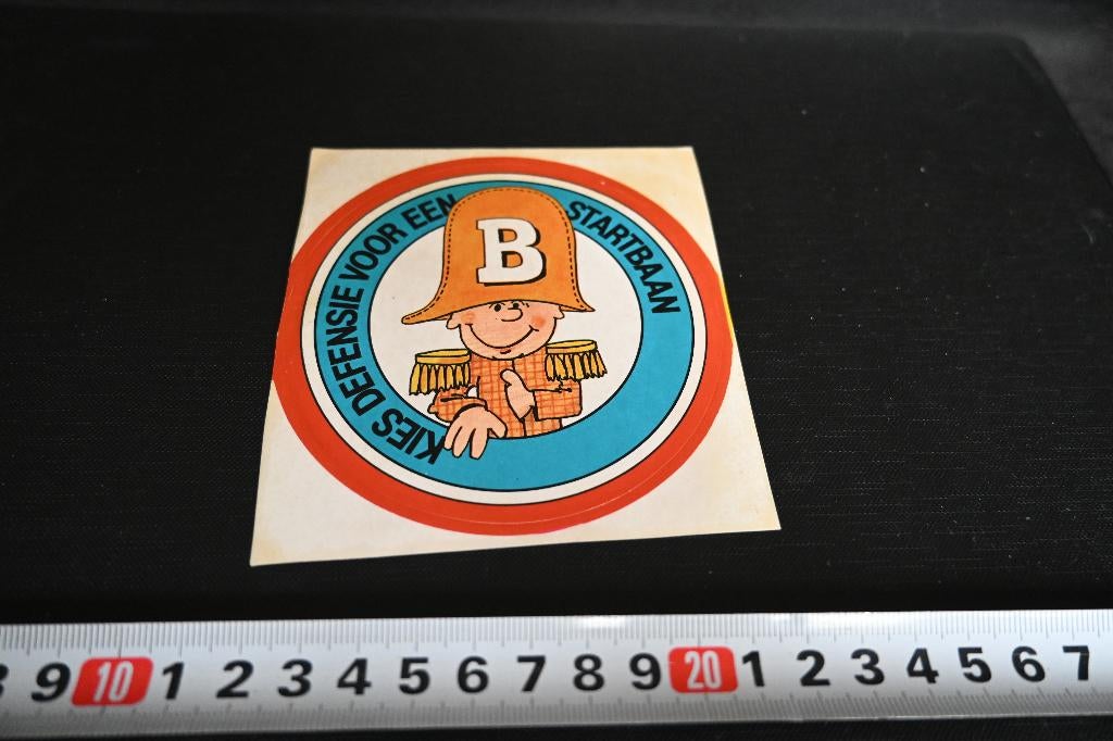 sticker Leger Kies defensie voor een startbaan  GW514, Ophalen, Zo goed als nieuw