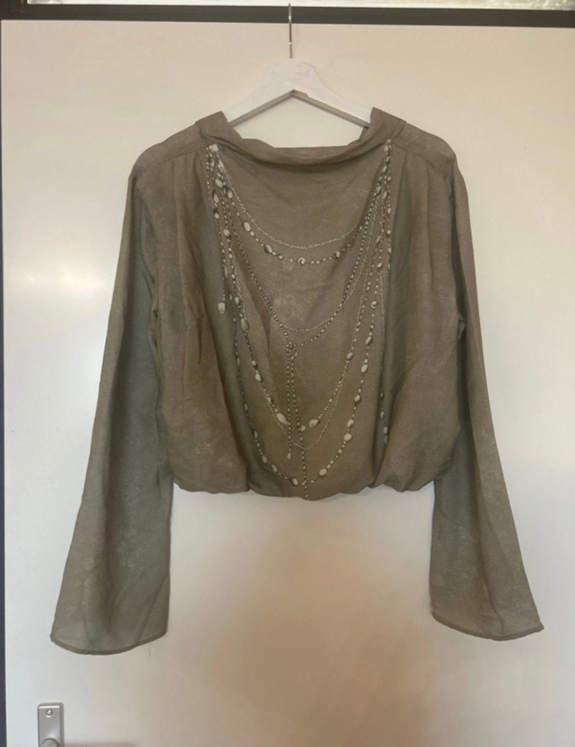 lange mouwen top, Kleding | Dames, Maat 38/40 (M), Zwart, Nieuw, Ophalen of Verzenden