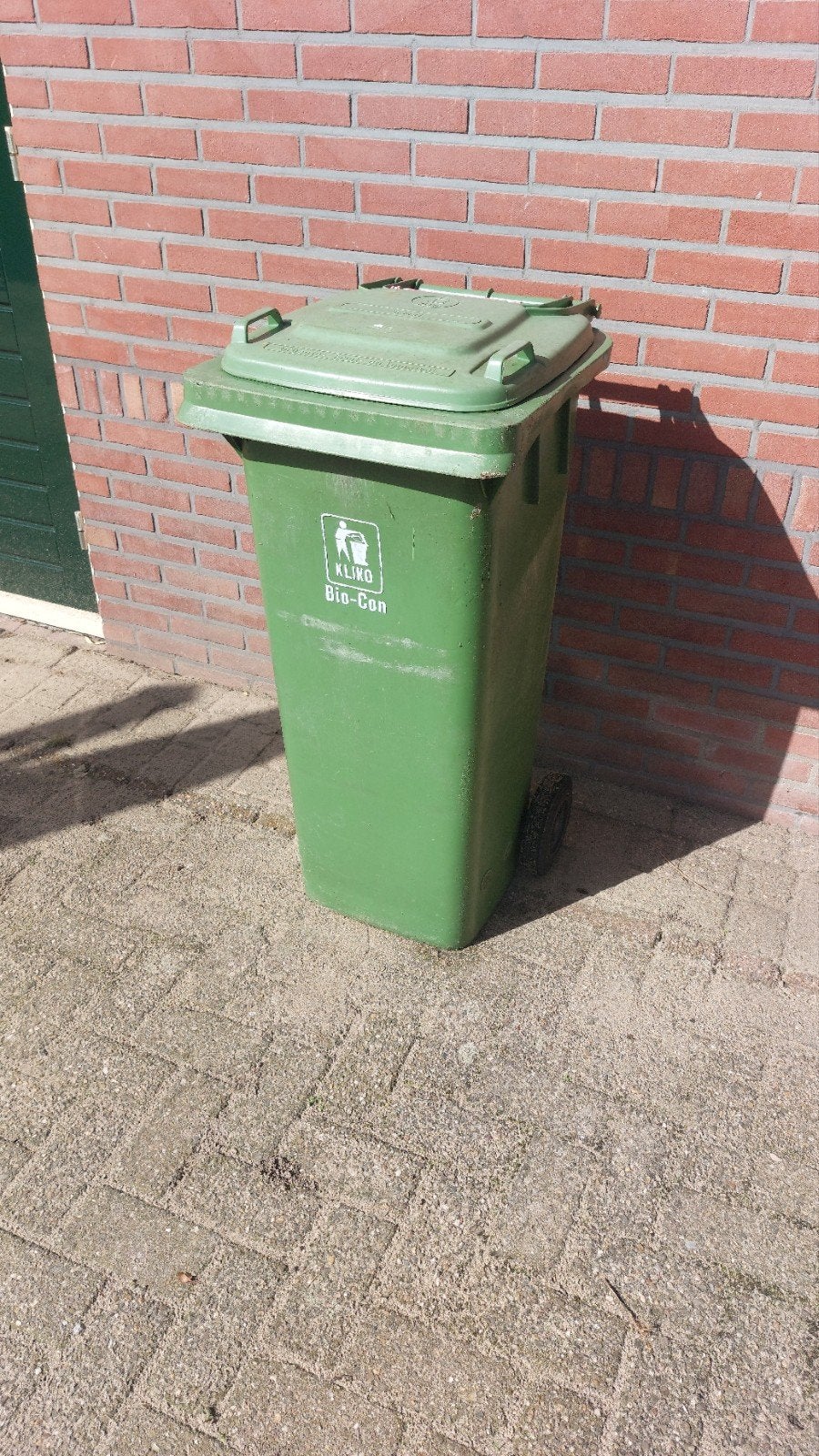 Groene Kliko Klein formaat 120 l., Ophalen, Gebruikt