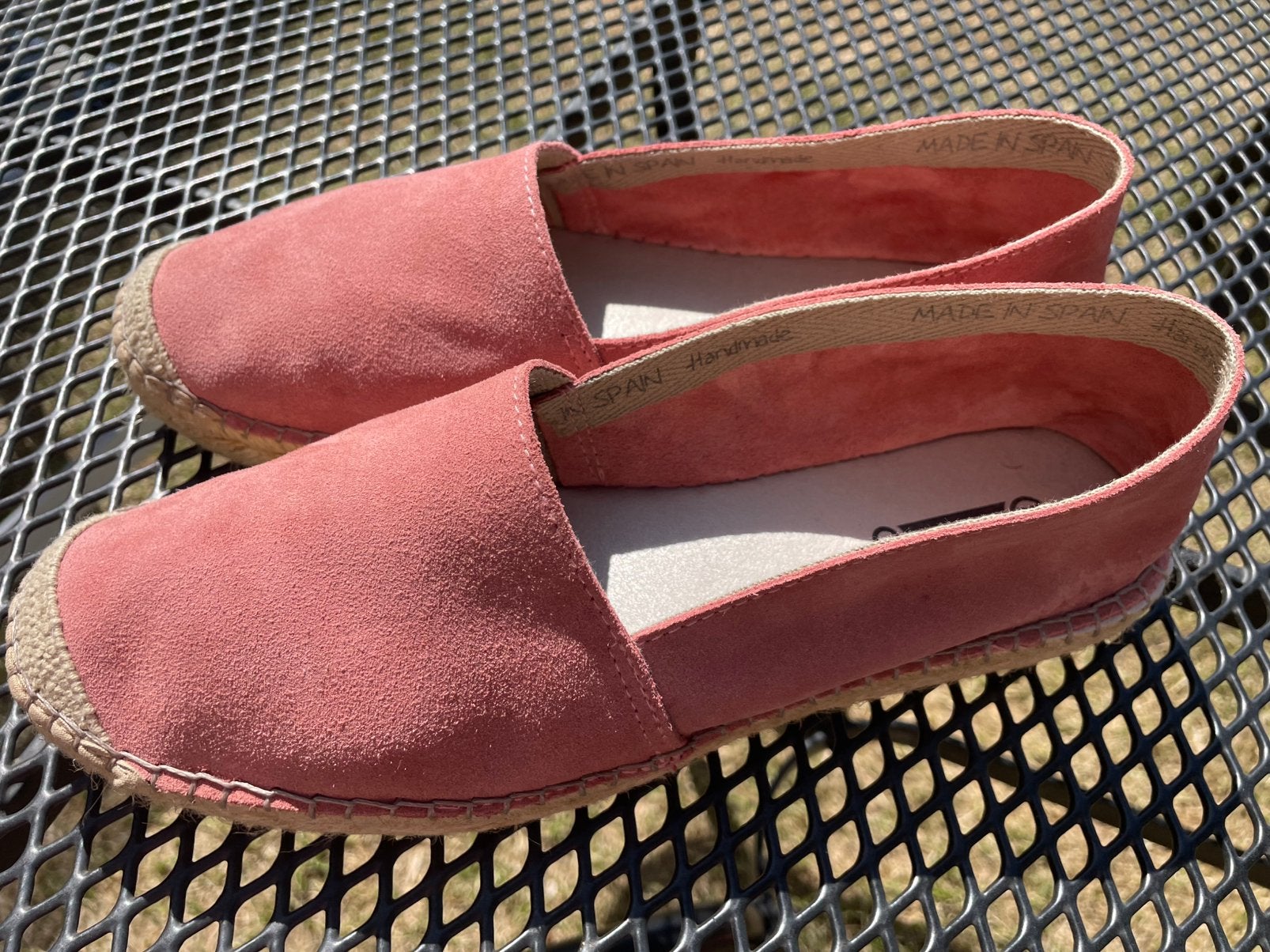 Roze Deerberg espadrilles maat 41, Ophalen of Verzenden, Zo goed als nieuw, Roze, Espadrilles of Moccasins
