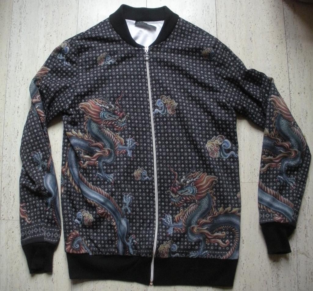 Vintage Jack Tattoo Draak Italiaans Design maat M/L 90's, Ophalen of Verzenden