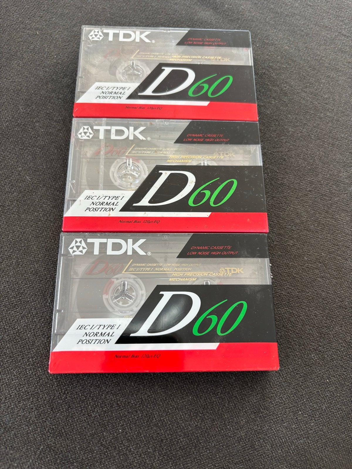 3x TDK D60 Dynamic Cassette Bandjes - Nieuw in verpakking, Cd's en Dvd's, Cassettebandjes, 2 t/m 25 bandjes, Overige genres, Ophalen of Verzenden