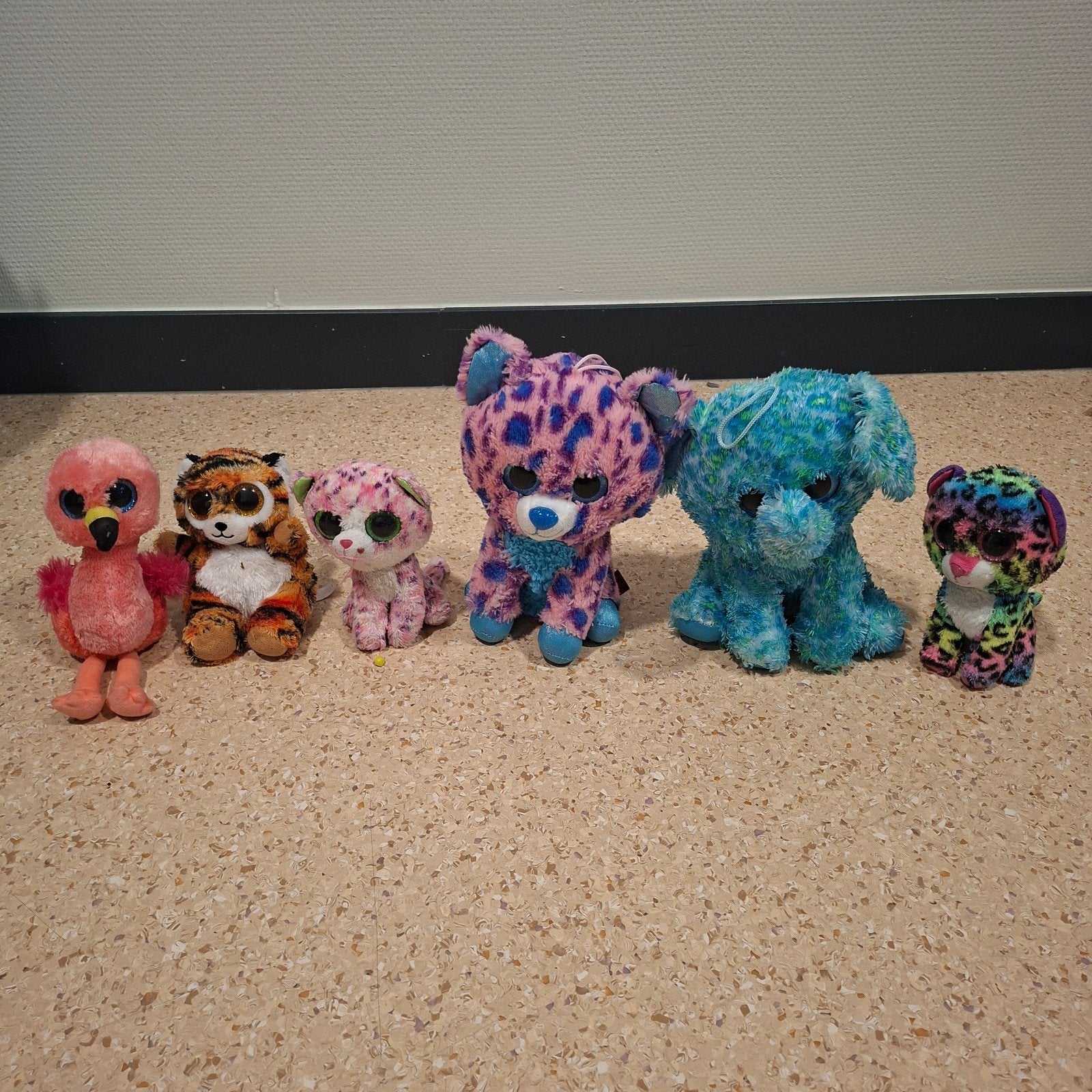 Leuke verzameling Ty Beanie knuffels, Gebruikt, Ophalen of Verzenden, Roze, Klein (minder dan 20 cm)