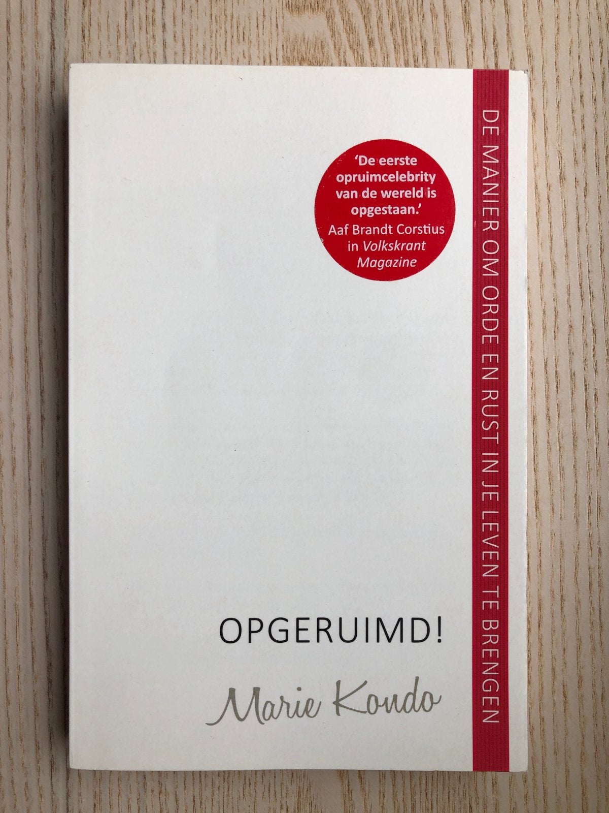 Opgeruimd! Marie Kondo - De KonMari-methode, Boeken, Ophalen of Verzenden
