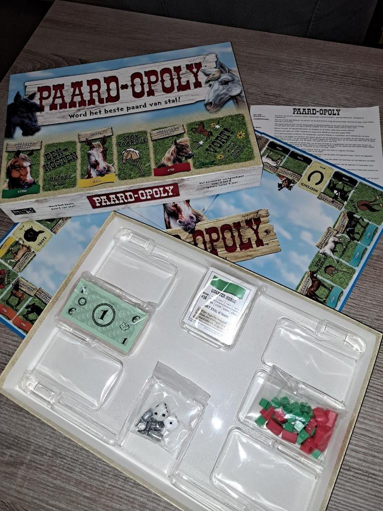 Paard opoly, Ophalen of Verzenden, Zo goed als nieuw